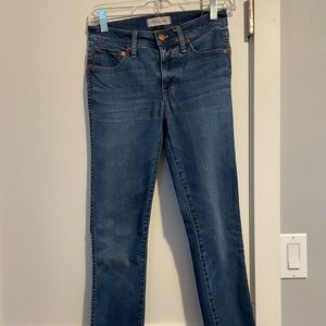 Madewell 9 inch high rise Skinny Jeans, Size 26